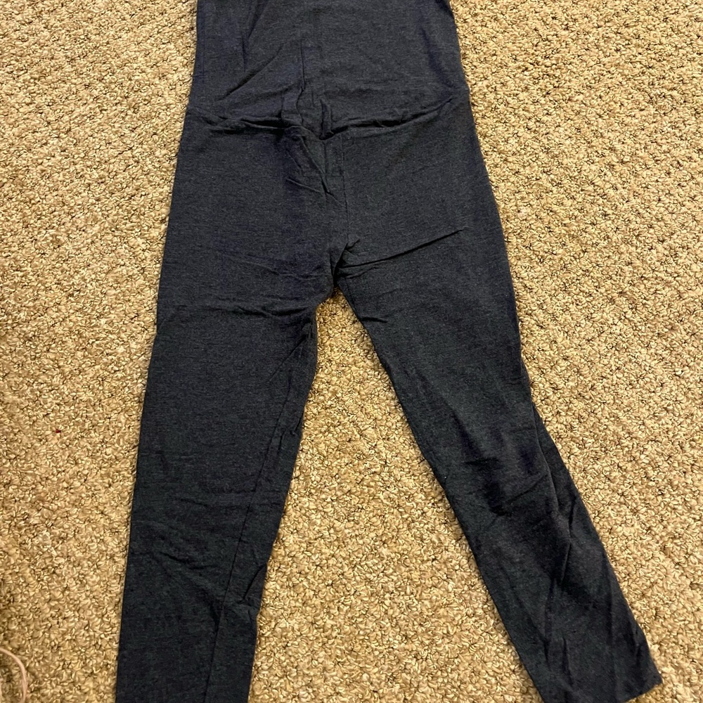 GAP Maternity Charcoal FULL COVERAGE Leggings